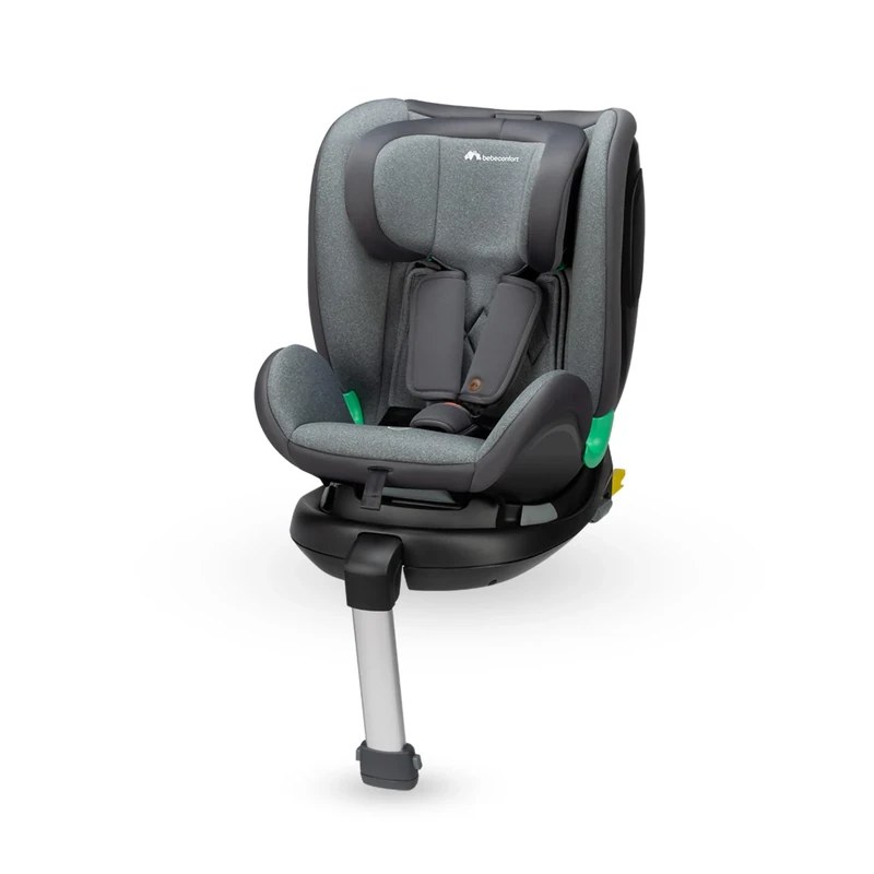 Bebeconfort EvolveFix Plus i-Size, 360 Swivel Car Seat, 0–12 Years, 40–150cm, ISOFIX Car Seat Group 0+/1/2/3, Rear Facing, 4 Recline Positions, Side Impact Protection, Support Leg, Tinted Graphite
