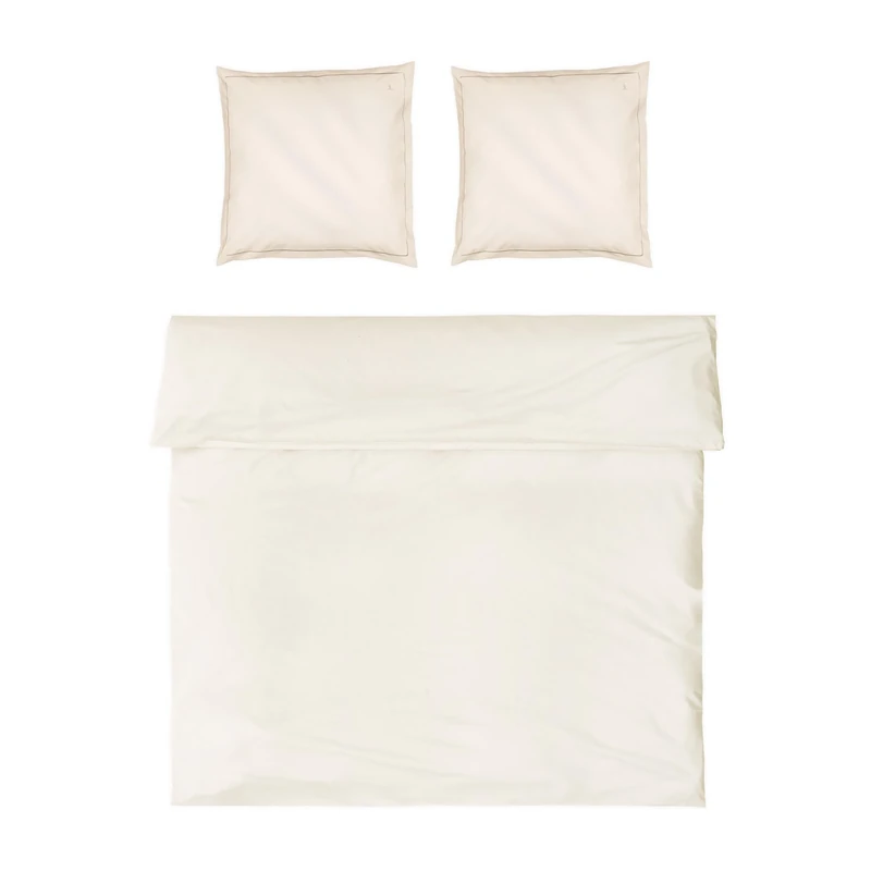 Möve Luxury Bed Linen Set 200 x 200 cm + 2 x 80 x 80 cm 100% Cotton Champagne