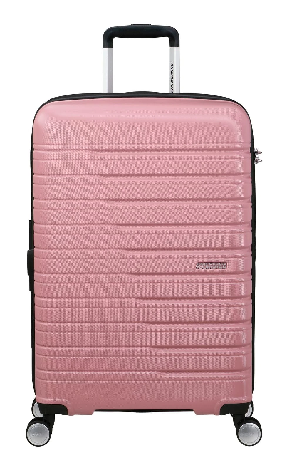 American Tourister Flashline - Spinner M, Expandable Case, 67 cm, 69/75 L, Purple Pink (Purple Pink)