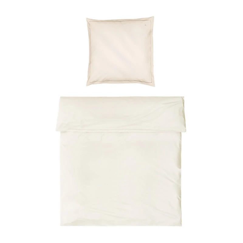 Möve Luxury Bed Linen Set 135 x 200 cm + 80 x 80 cm 100% Cotton Champagne