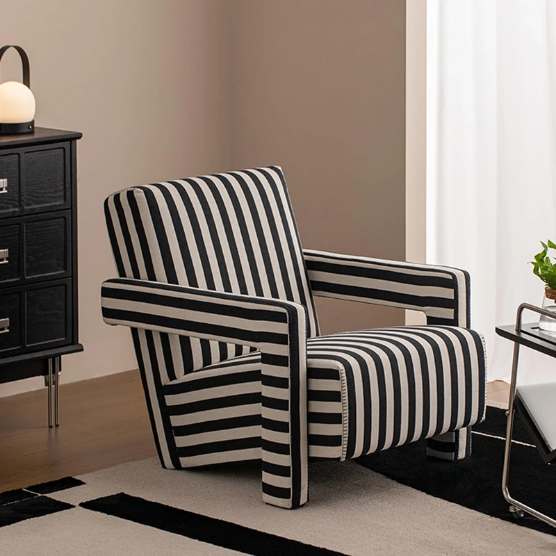 BEDOIN Mid Century Modern Accent Chair,for Living Room Reading Chair for Bedroom Living Room With Solid Wood Frame,Upholstered Wingback Recliner Chair A