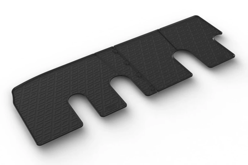 Gledring Set of rubber mats compatible with Fiat Talento 2016 onwards/Renault Trafic 2014-2019 / Opel Vivaro 2014-2019 / Nissan NV300 2016- (Bus) (2nd row of seats) (G profile 2 pieces + mounting
