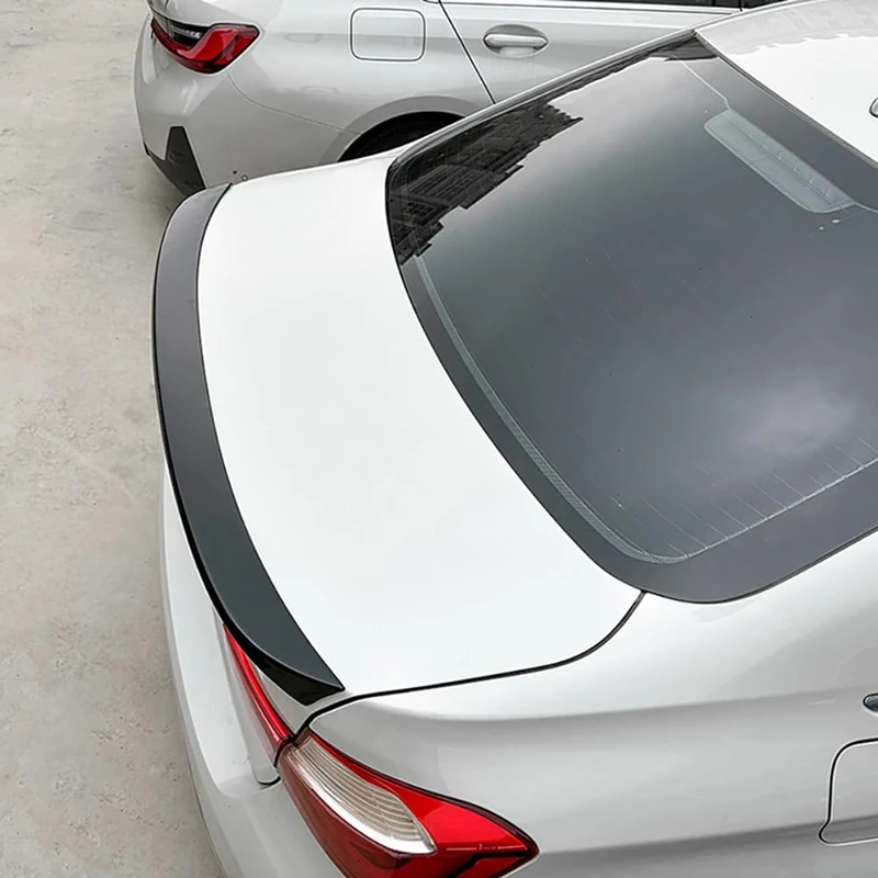 AutoStyle Rear spoiler compatible with BMW 3-Series F30 Sedan 2012-2019 (ABS Glossy Black)