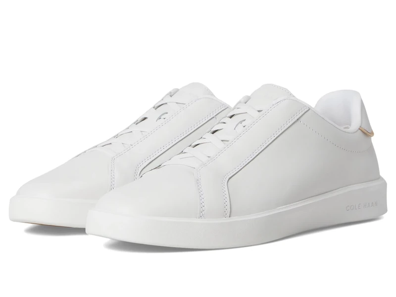 Cole Haan Mens Grand Crosscourt Daily Lace-to-Toe Slip on, Opt Wht/NAT Vcheta, 7.5 UK