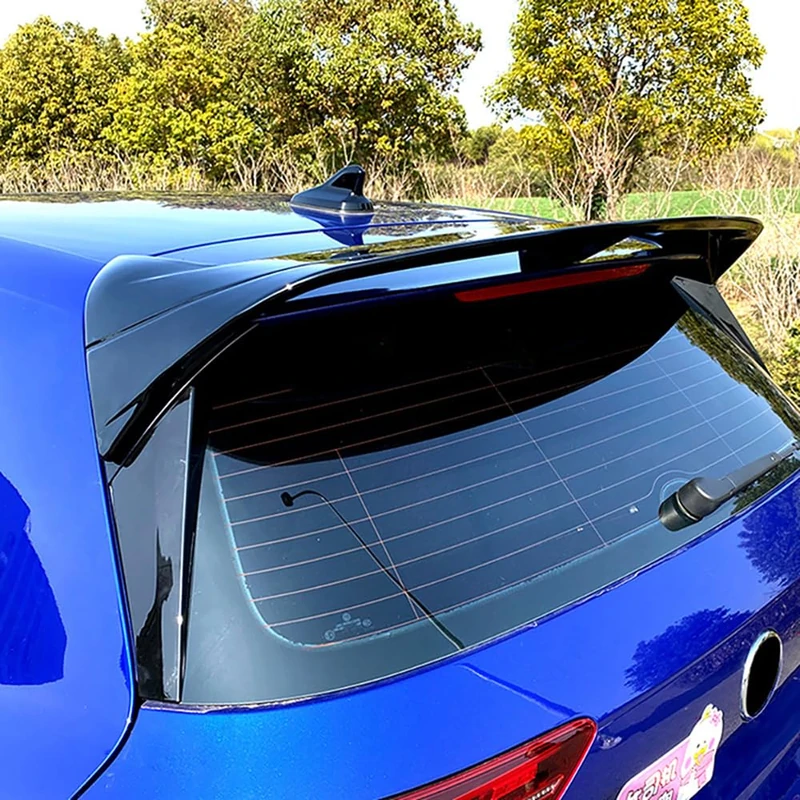 AutoStyle Roof spoiler compatible with Volkswagen Golf VIII HB 3/5-doors 2020- 'CS-Look' excl. GTi/GTD/GTE/R/R-Line (ABS Glossy Black)
