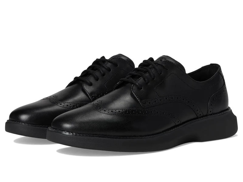 Cole Haan Mens Grand Shadowlite Wingtip Oxford, Black, 8 UK