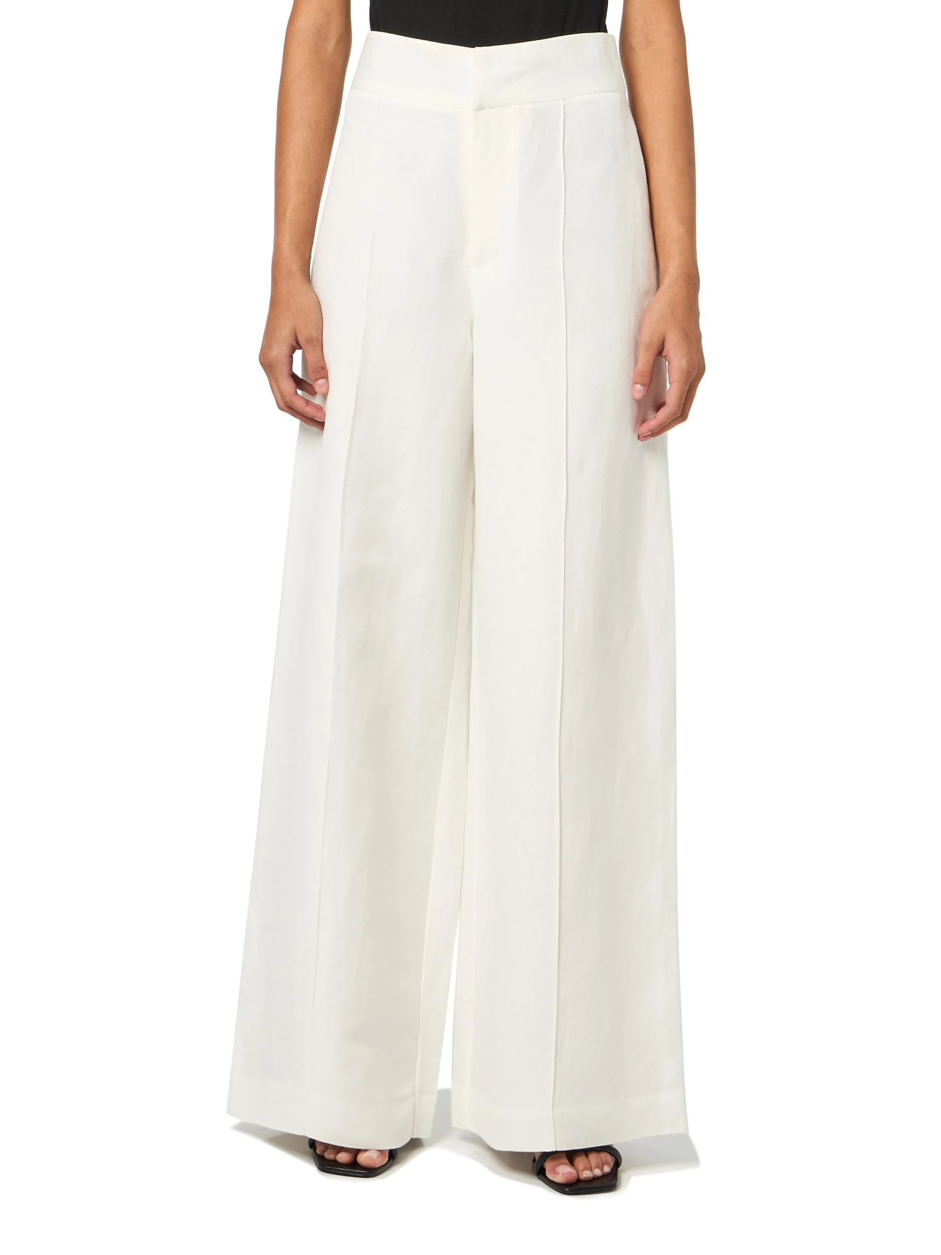 PAIGE Women's Greyson Pant, White, 6