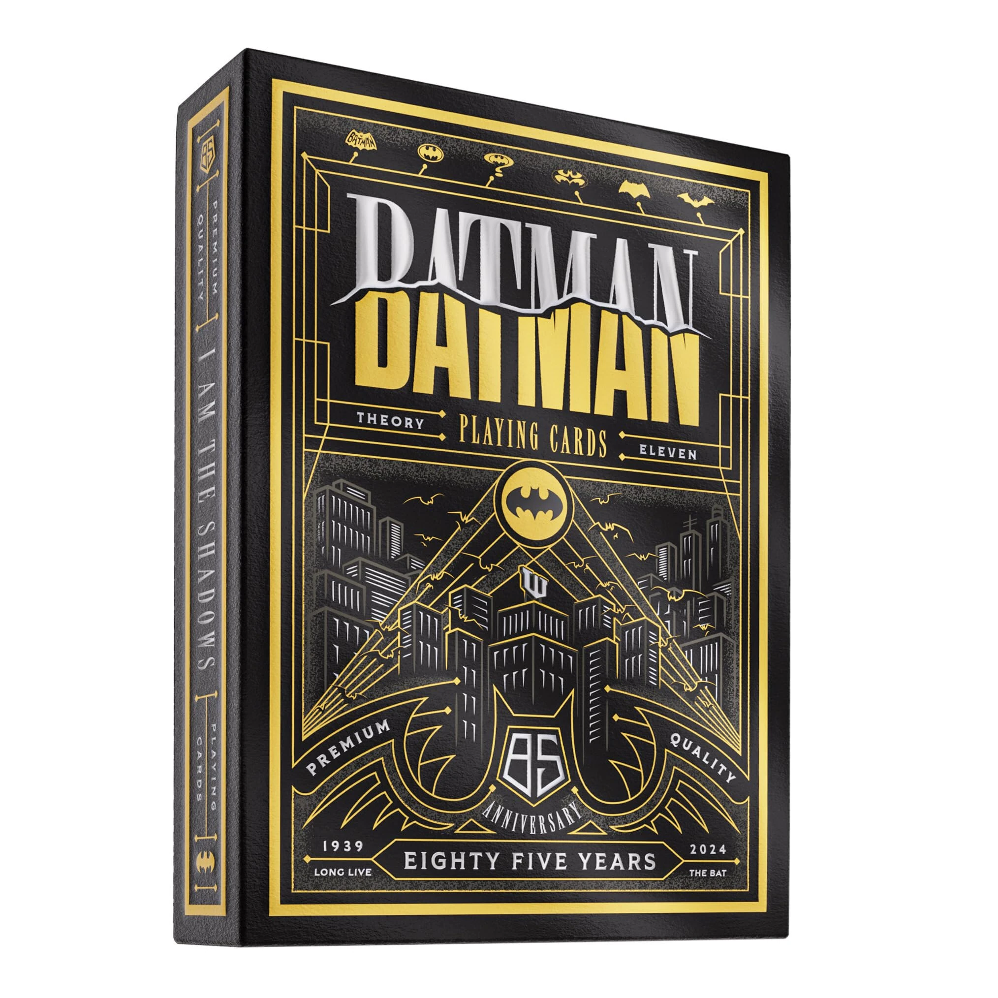 theory11 Batman 85th Anniversary Playing Cards, Premium Playing Cards, Poker Size Standard Index