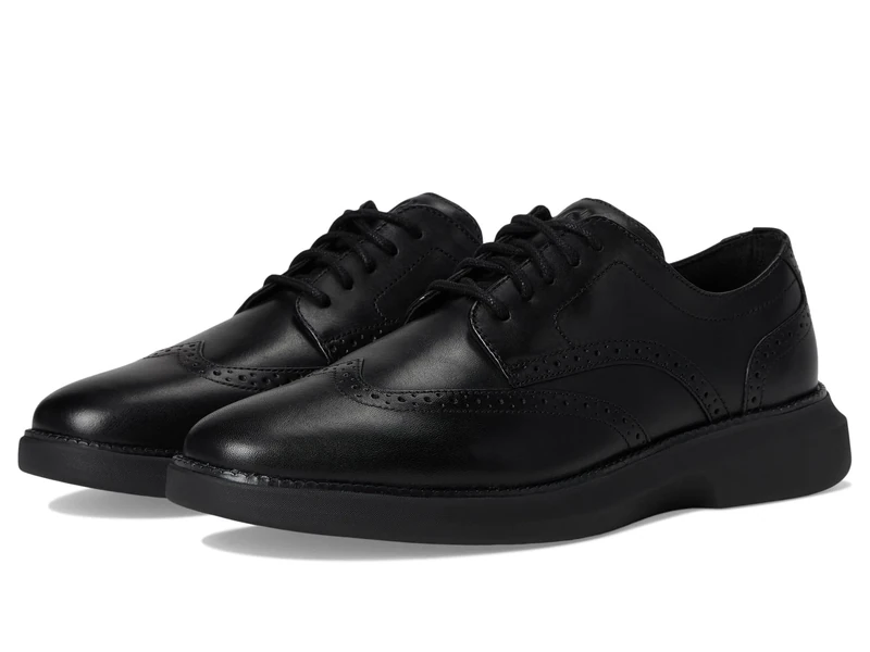 Cole Haan Mens Grand Shadowlite Wingtip Oxford, Black, 9 UK