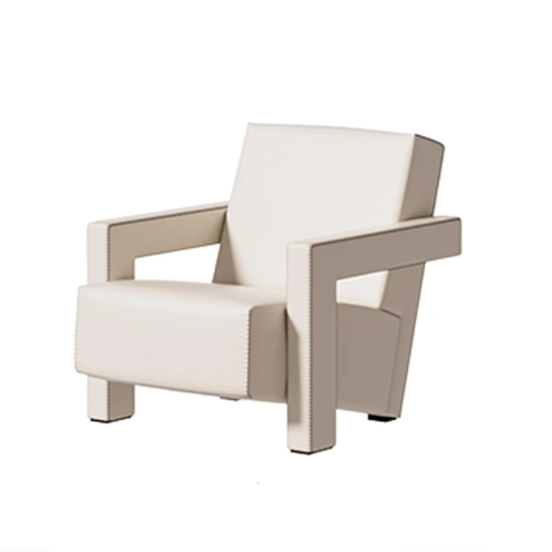 BEDOIN Mid Century Modern Accent Chair,for Living Room Reading Chair for Bedroom Living Room With Solid Wood Frame,Upholstered Wingback Recliner Chair B