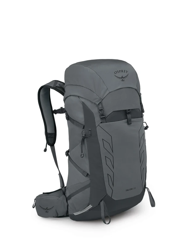 Osprey Men's Talon 33 Lightweight Hiking Backpack, Phantom Grey/Dark Charcoal, One Size
