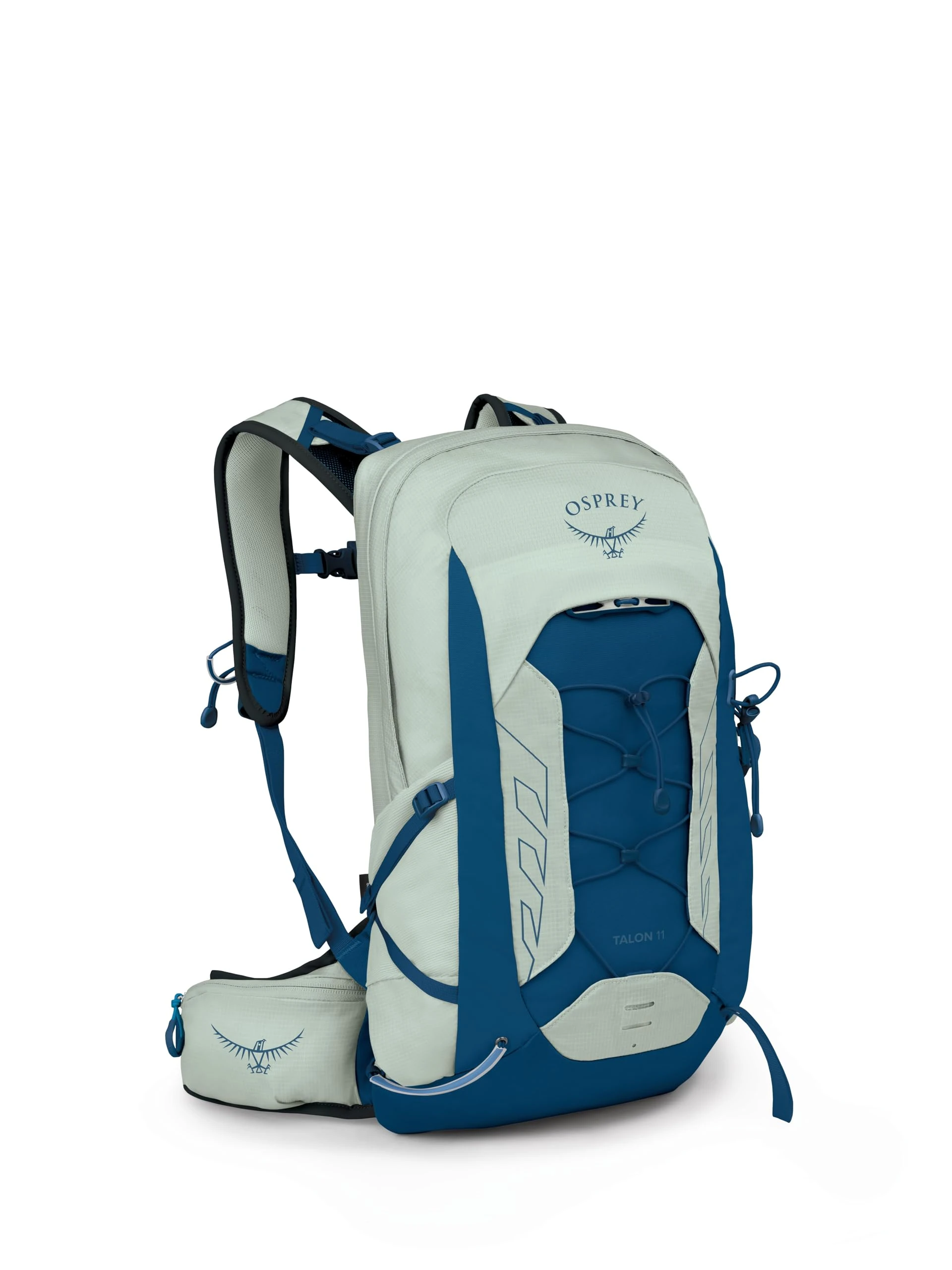 Osprey Men's Talon 11 Lightweight Hiking Backpack, Frosty Mint Green/Night Shift, One Size