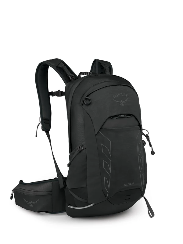 Osprey Men's Talon 22 Ef Lightweight Hiking Backpack, Black/Coal Grey, One Size