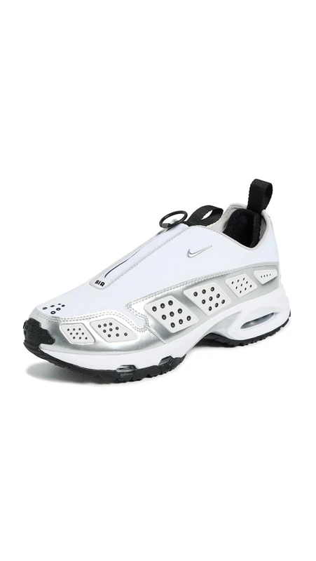NIKE Air Max SNDR White/Metallic Silver-Black 3.5 UK