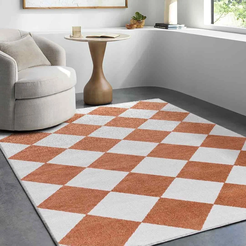 Livabliss Lupiro Machine Washable - Modern Area s Living Room, Large 160x213 cm cm - Traditional Boho Style, Dining Room, Kitchen, Outdoor, Hallway - Off-White, Plum