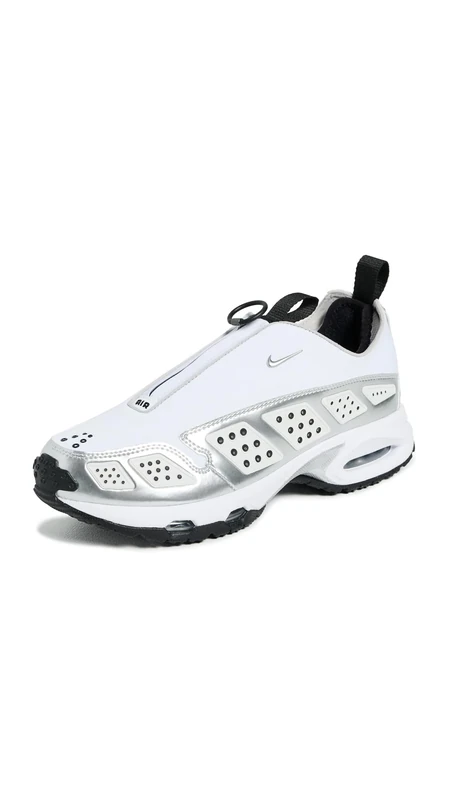 NIKE Air Max SNDR White/Metallic Silver-Black 5 UK