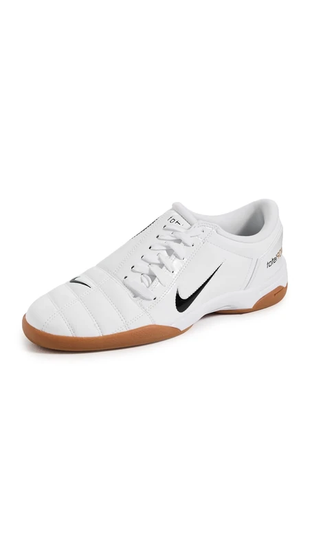 NIKE Womens WMNS T90 Sneaker, White Black White Team Gold, 9 UK
