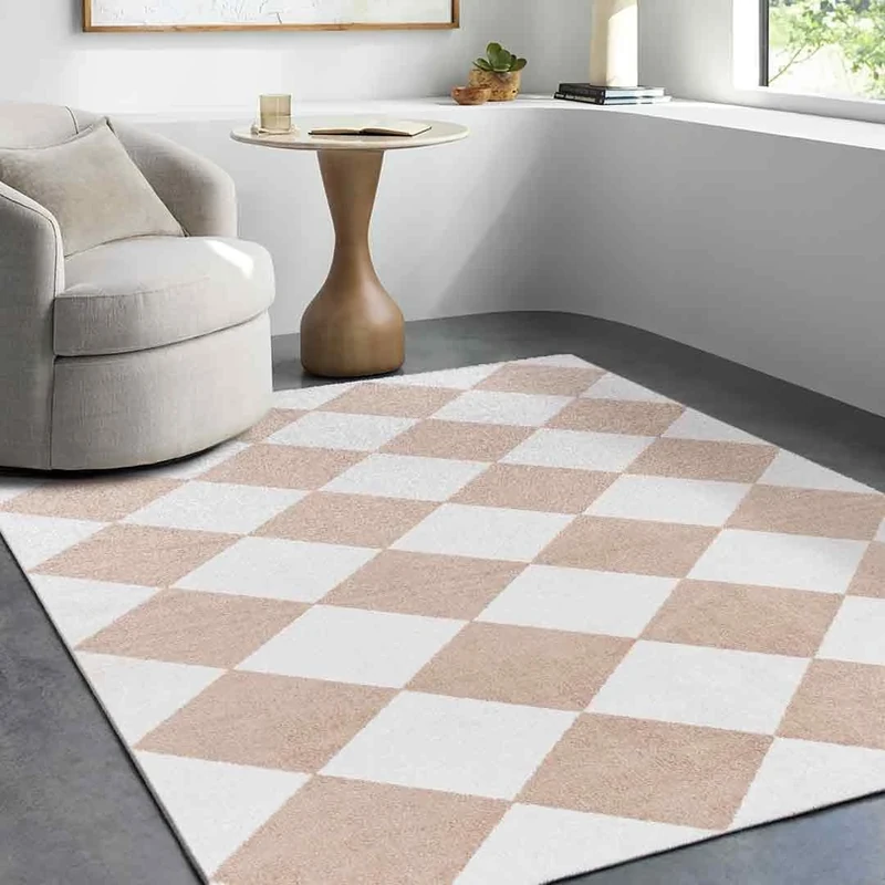 Livabliss Lupiro Machine Washable - Modern Area s Living Room, Large 200x275 cm cm - Traditional Boho Style, Dining Room, Kitchen, Outdoor, Hallway - Off-White, Dark Brown