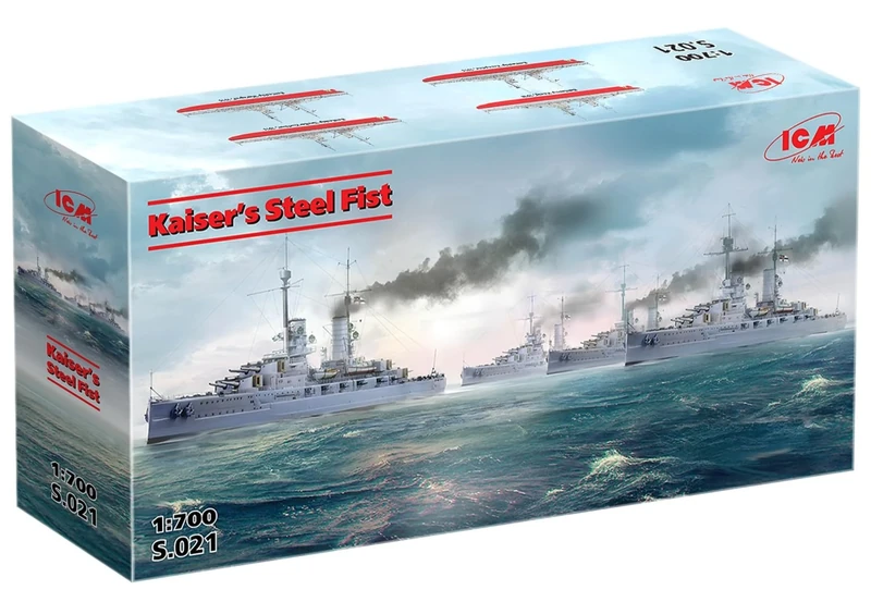 ICM 1:700 - Kaiser's Steel Fist (Includes 4 kits)