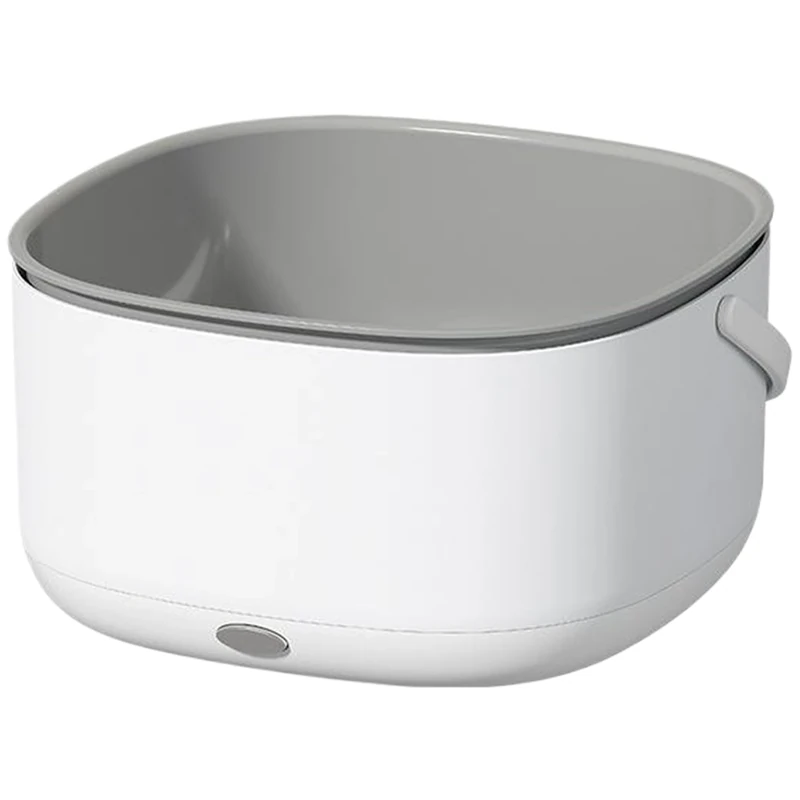 Fruit and Vegetable Washing Machine, Ultrasonic 360 Degree Vegetable Cleaner with Draining Holes & Handle, 9x9x5" Capacious Fruit Cleaner for Home Use