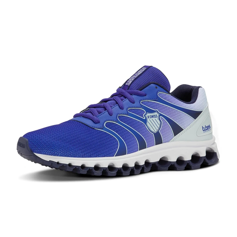K-Swiss Men's Tubes 200 Trainers, Surf The Web Ice Flow White, 9 UK
