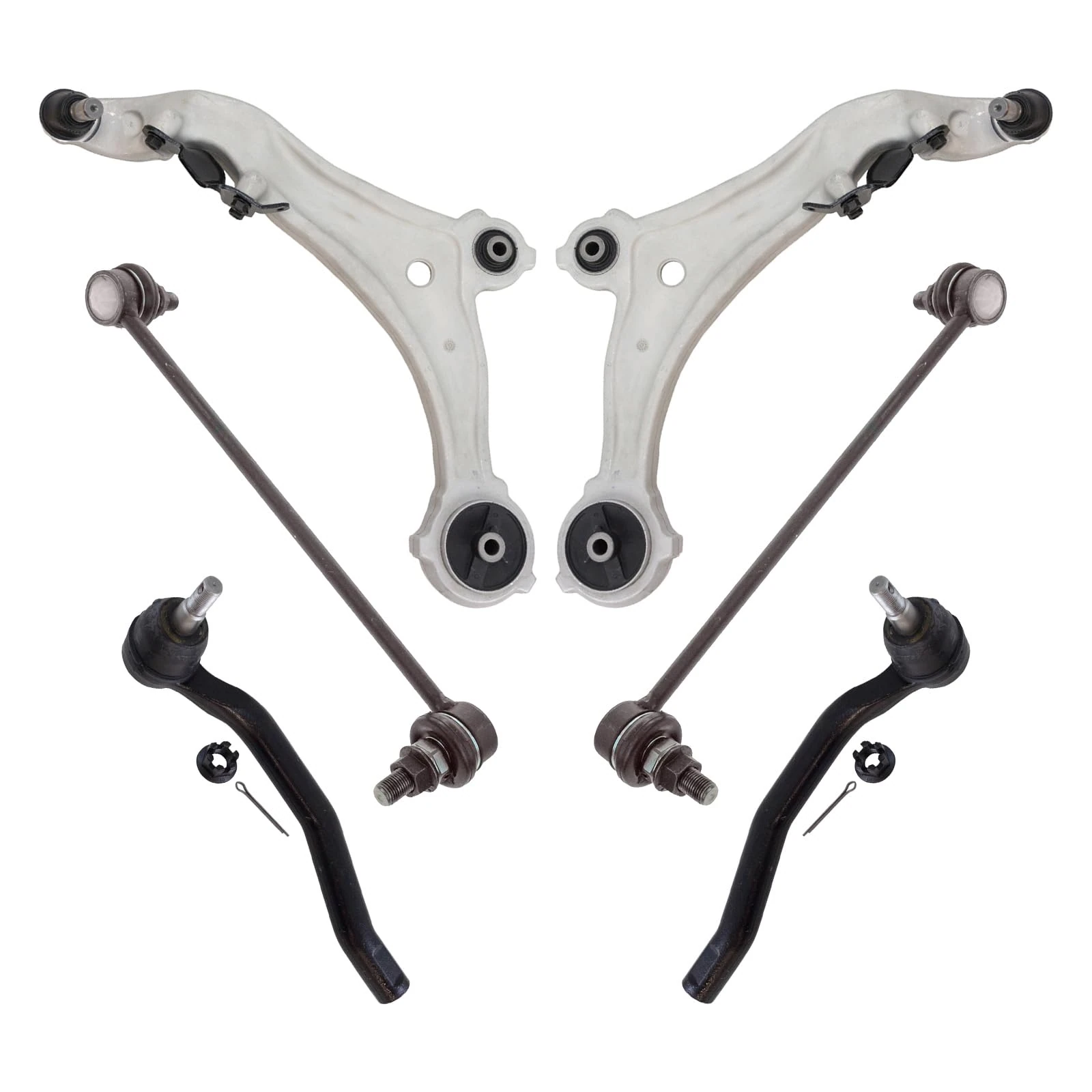 TRQ Front Steering & Suspension Kit Compatible with 2011-2017 Nissan Quest