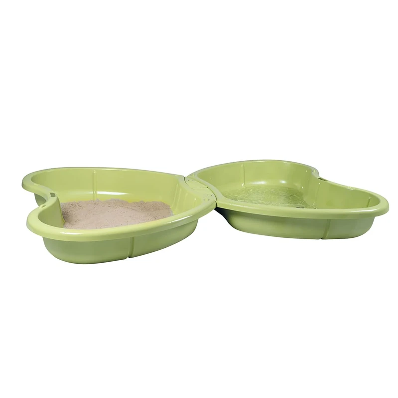 Smoby Life - Butterfly Sandbox - 2 boxes - Water and Sand - Outdoor Toy - Recycled Material - From 2 Years Old - Made in France