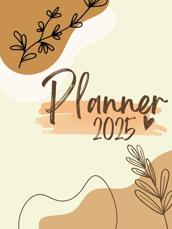 2025 Organizer: Agenda/Journal, Daily, Weekly, and Monthly Planner | Elegant Design | Perfect for Students and Professionals | Capture your ideas, ... | Organize your year, achieve your goals.