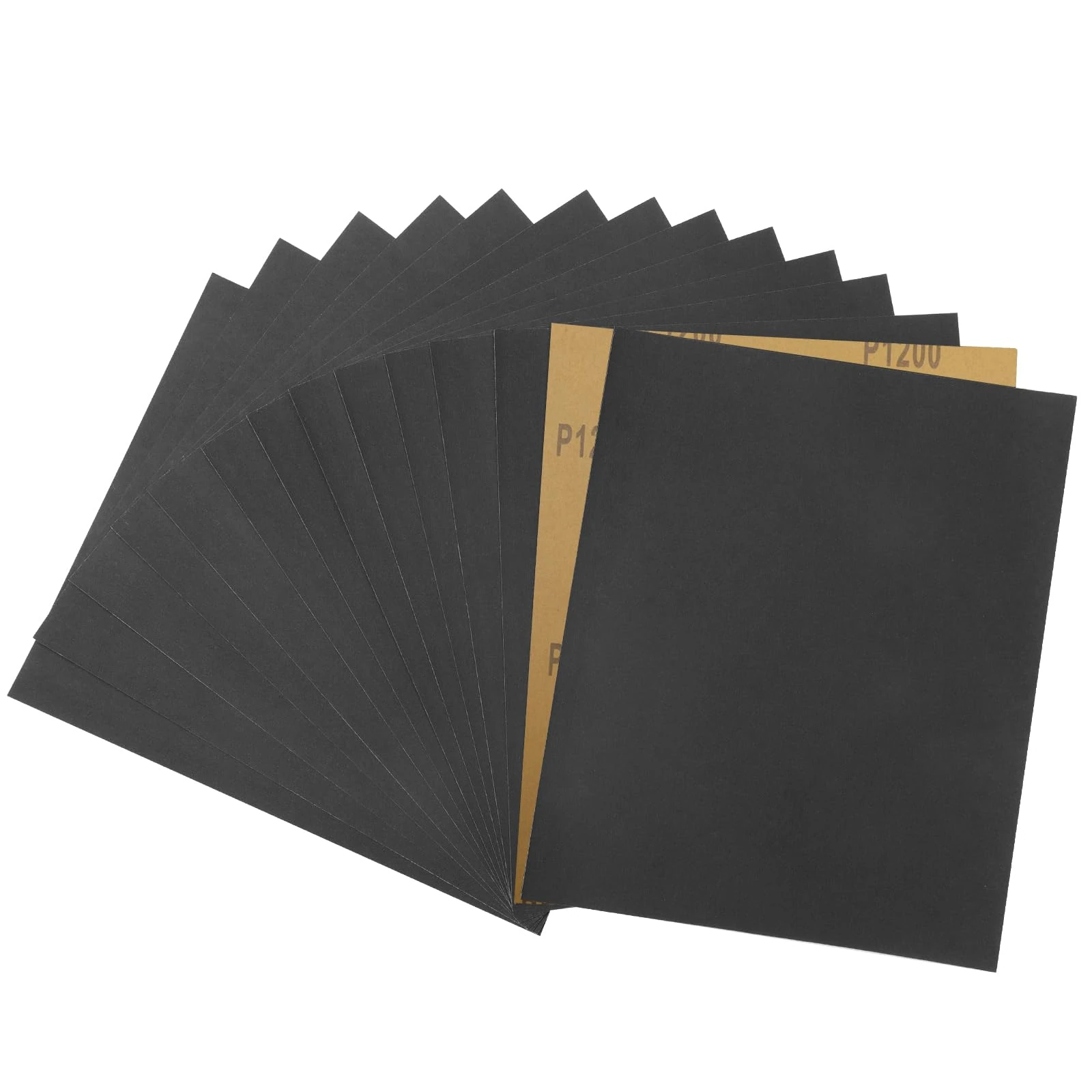STEBRUAM 15 Sheets Sandpaper 1200 Grits Wet and Dry Polishing for Cars Metals Walls Wood Furniture,Sand Paper 9x11 Inch