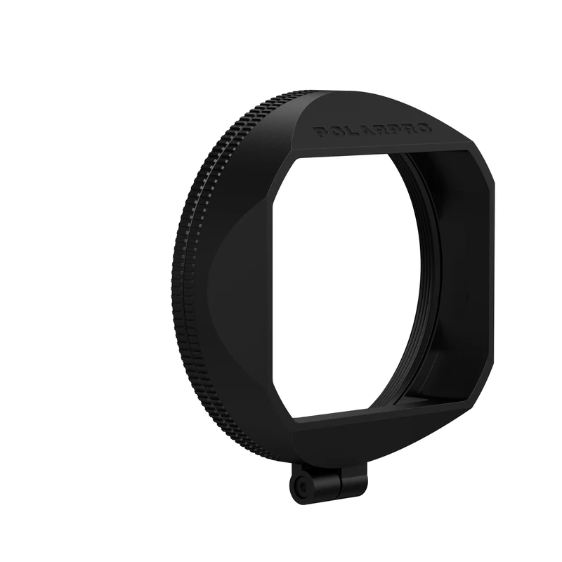 PolarPro - MagFlip Hood - Flip-down Magnetic Hood for Filter Access - 28mm + 43mm - Leica Q3 - Black