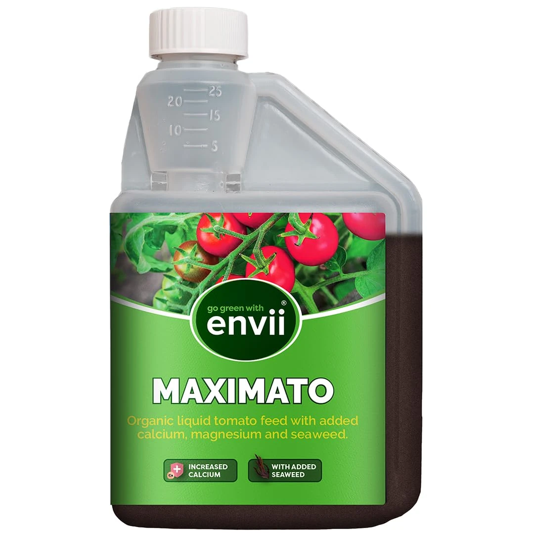 Envii Maximato – Organic Liquid Tomato Feed, Plant Fertiliser Enriched with Additional Seaweed, Magnesium & Calcium – 500ML