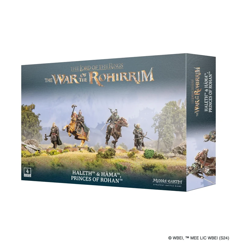 Games Workshop - Middle-Earth Strategy Battle Games: Haleth & Hama Princes of Rohan