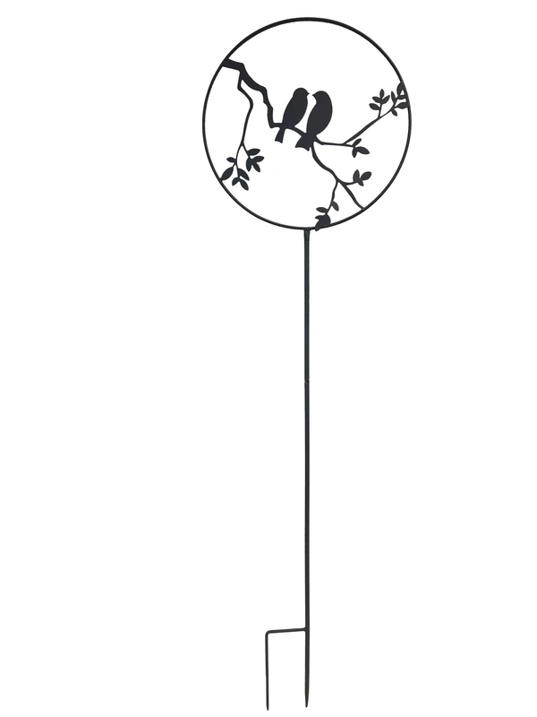 Louis Moulin Bird Garden Ornament - 122 cm Cut Out Design Metal Epoxy Paint UV and Frost Resistant Ideal for Garden, Patio and Flowerbed