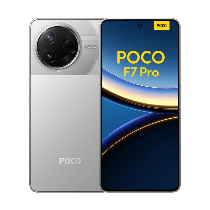 Xiaomi POCO F7 Pro Smartphone, 12+512, Silver, 6000mAh battery, 90W HyperCharge, HyperAI(No power adapter included)