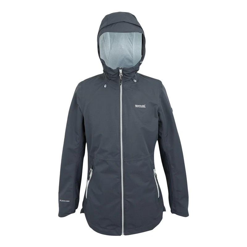 Regatta Womens Hamara Outdoor Active Jackets Waterproof Shell, Breathable & Durable - Perfect for Outdoors, Walking, Hiking & Camping