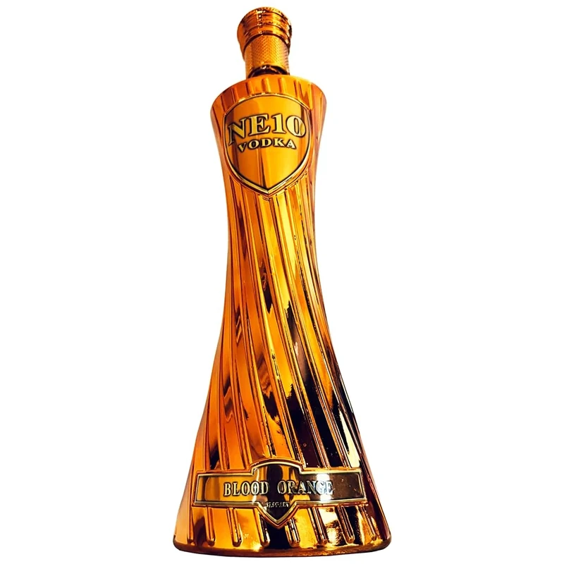 NE10 Blood Orange Vodka 70cl – Light-Up Bottle – Flavoured Premium Vodka – 37.5% ABV – Bold Citrus Spirit – Distilled in the UK – Ideal for Cocktails & Gifts