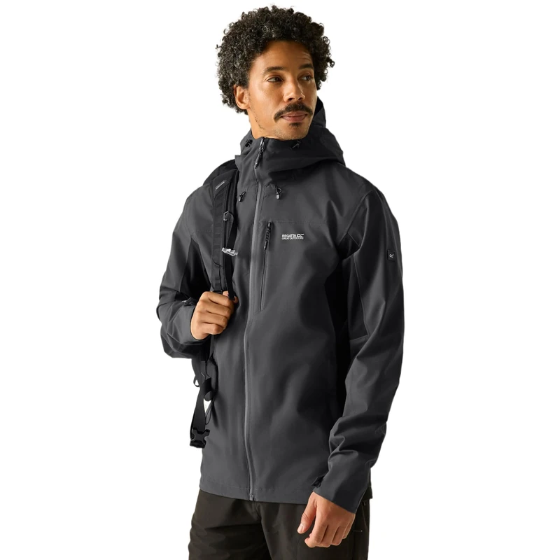 Regatta Mens Birchdale II Waterproof Jacket Breathable Lightweight Outdoor Walking Coat