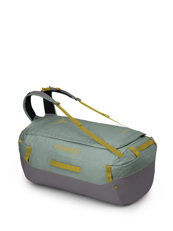 Osprey Transporter Travel Duffel Bag, Frosty Mint/Soundwave Grey, 95l