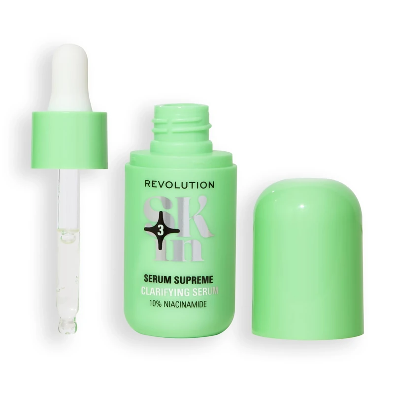 Revolution Skin, 10% Niacinamide Clarifying Face Serum, Hydrates & Smoothes Skin, Vegan & Cruelty-Free, 30ml