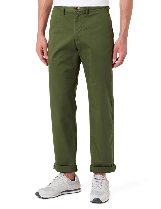 GANT Regular Twill Chinos, Country Green, 33 W/32 L