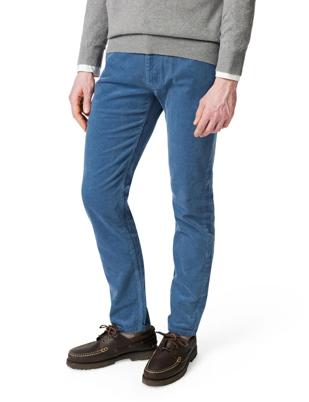 GANT Men's Reg Cord Jeans, Navy Blue, 36 W/34 L