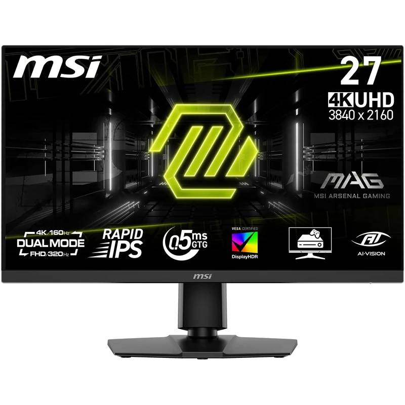 MSI MAG 275QF X32 27" IPS LED Black Monitor (2560x1440/0.5ms/HDMI/DisplayPort)