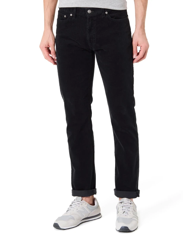 REG Cord Jeans, black, 36W x 30L - Image 1