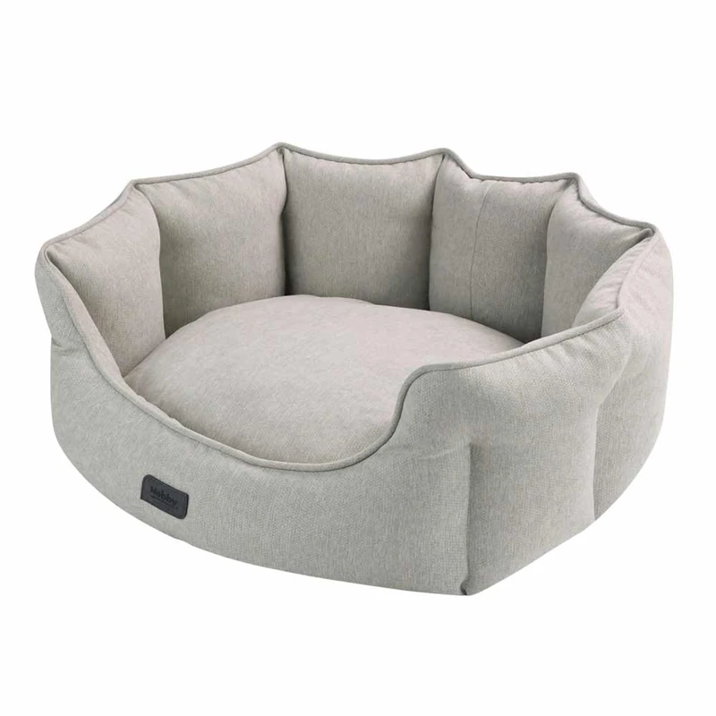 Nobby Valea Comfort Bed Oval Beige 65 x 57 x 22 cm
