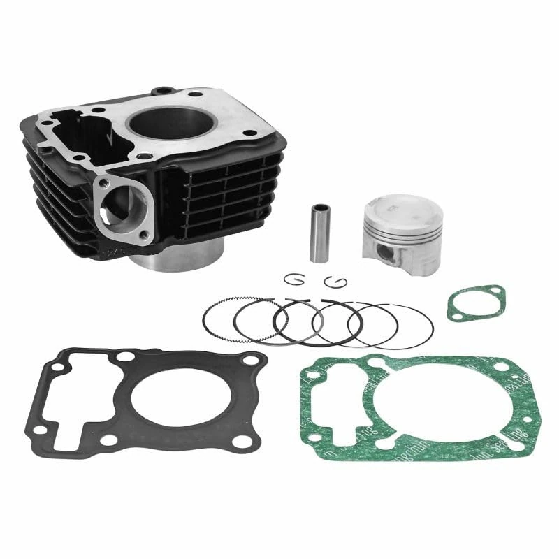 cyclingcolors Cylinder Piston Rings Motorcycle Moped Scooter Moped 50cc Compatible with Honda 125 CBF Orcal Macbo Masai 52.4 mm Axle 13 mm