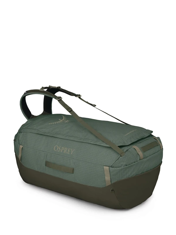 Osprey Transporter Travel Duffel Bag, Pine Leaf/Earl Grey, 120l