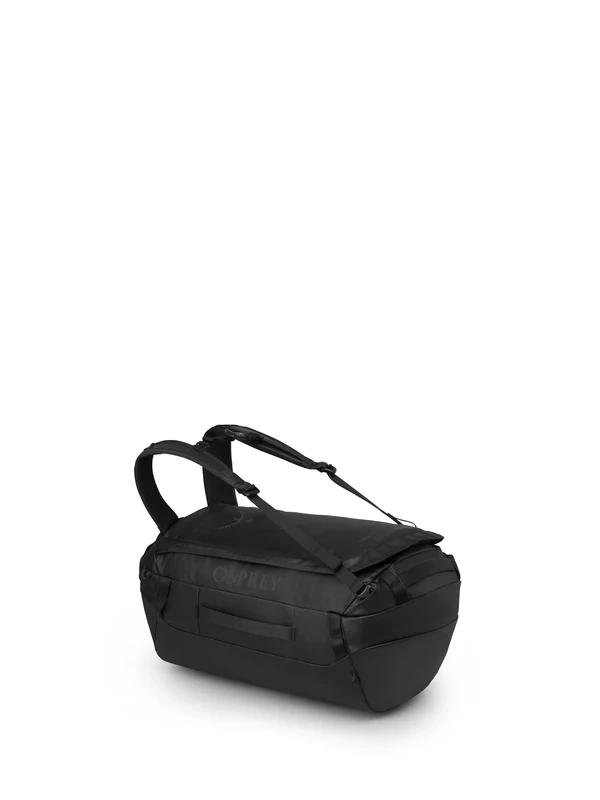 Osprey Transporter 30L Travel Duffel Bag, Raven Black, Raven Black/Black, Duffel Bag