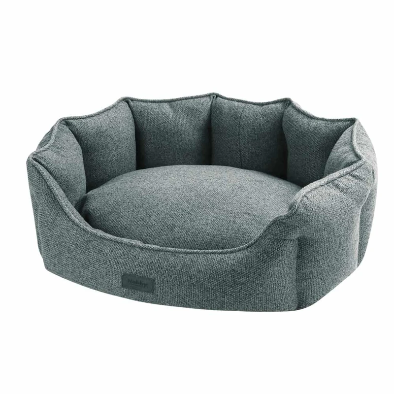 Nobby Anda Comfort Bed Oval Grey 65 x 57 x 22 cm