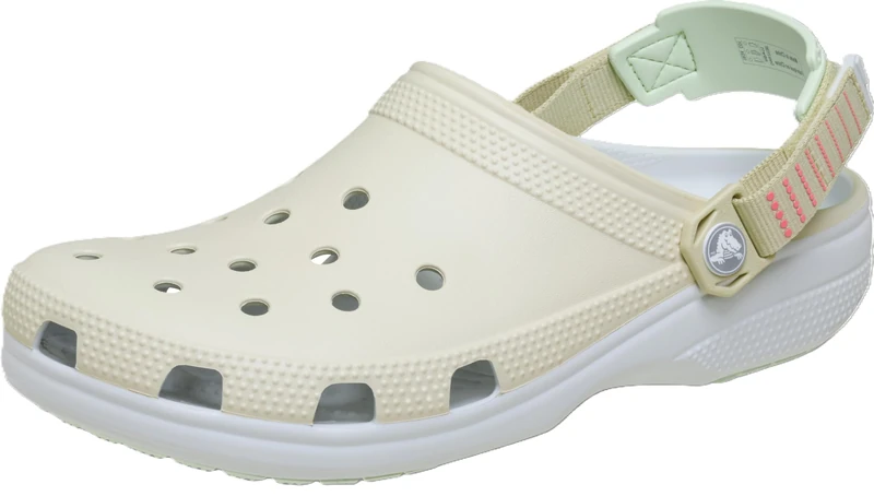 Crocs, Unisex Adult, Classic Turbo Clog, Bone, 12 UK Men