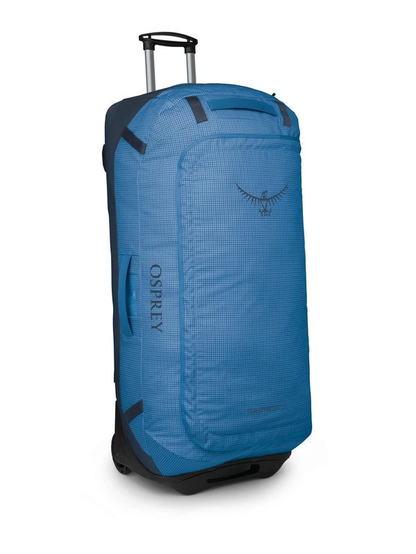 Osprey Transporter 120L Wheeled Travel Duffel Bag, Blue Flame/Nocturnal Blue, Blue Flame/Nocturnal Blue, Wheeled Duffel Bag